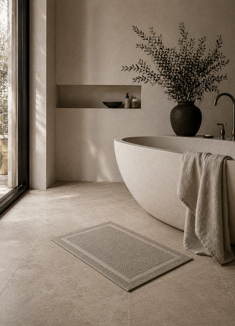 Haven Bath Mat — Slate Grey