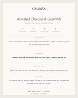 Activated Charcoal & Goat Milk — Botanical Soap Bar