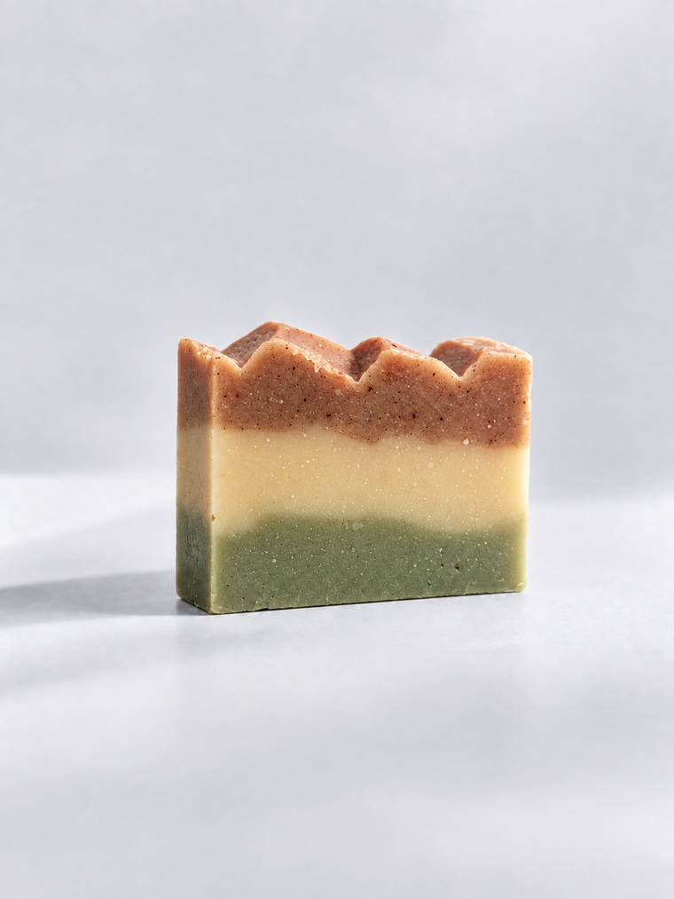 Kefir, Bentonite Clay & Hibiscus — Botanical Soap Bar