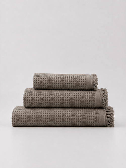 Cloud Waffle — Driftwood Taupe