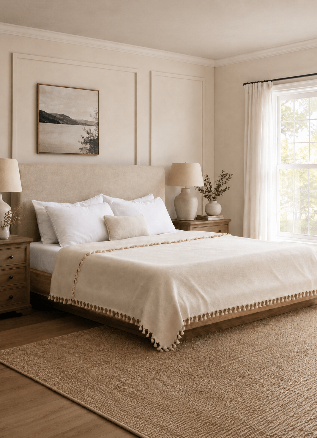 Heritage Weave Herringbone — Alabaster