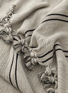 Heritage Weave Stripe — Mineral - Calinea
