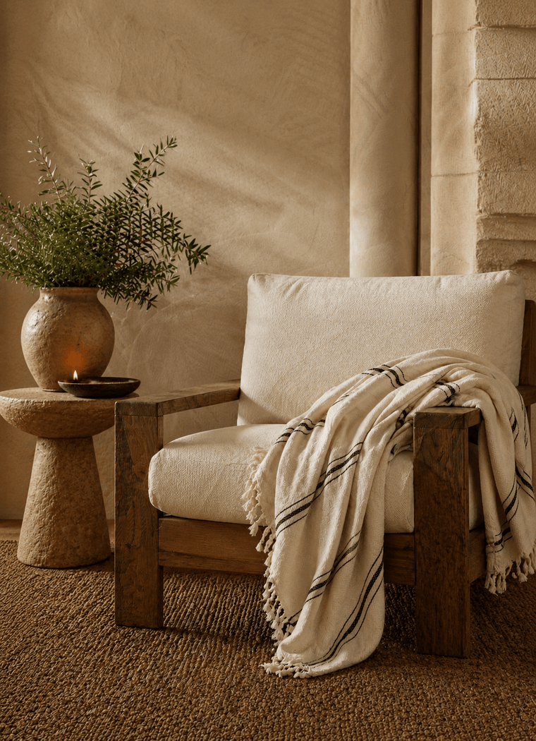 Heritage Stripe — Oat Veil