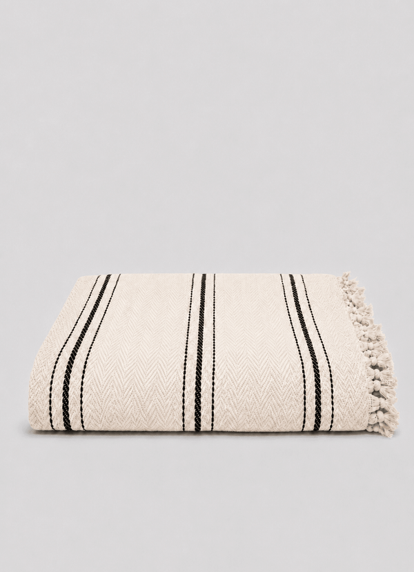 Heritage Weave Stripe — Oat Veil