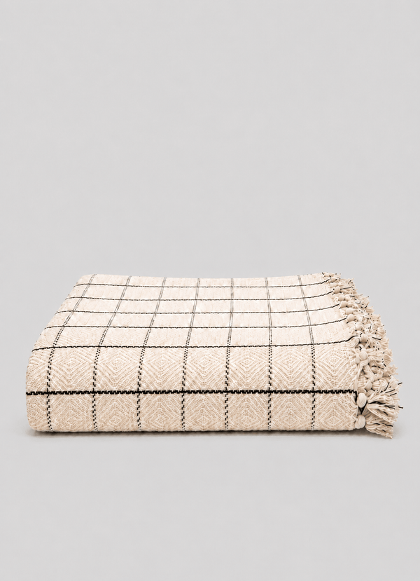 Heritage Weave Windowpane — Oat Veil