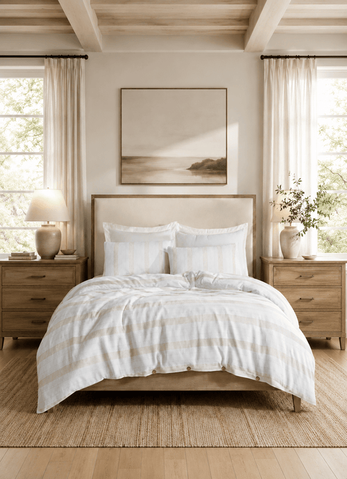 Linen Blend Collection — Pale Dune