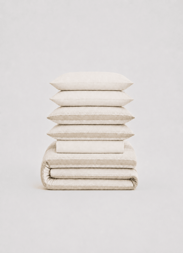 Linen Blend Collection — Pale Dune