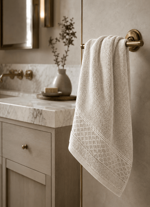 Maris Plush Turkish Towel — Alabaster