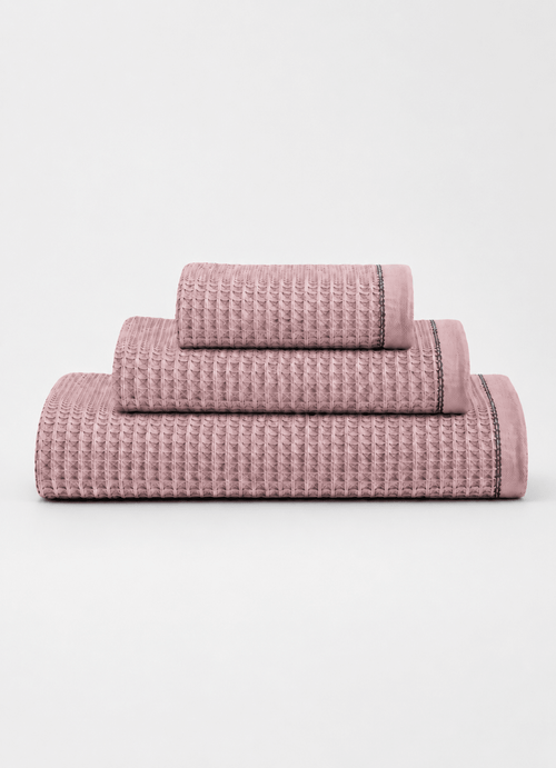 Miel Turkish Waffle Weave — Dusty Rose