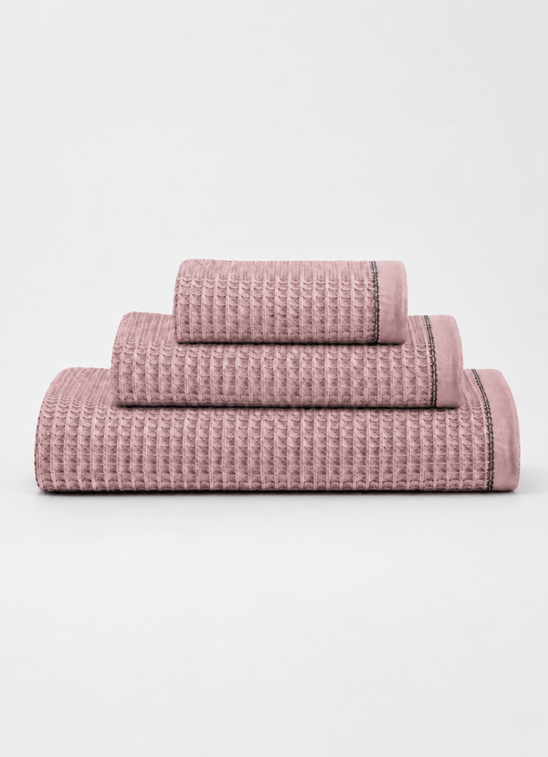 Miel Turkish Waffle Weave — Dusty Rose