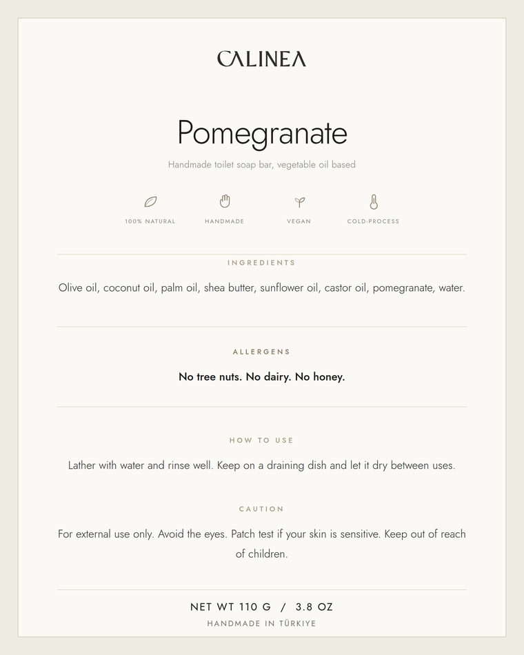 Pomegranate Seed Oil — Botanical Soap Bar