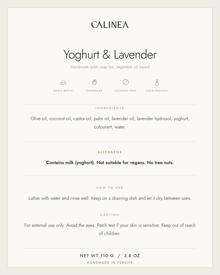 Yoghurt & Lavender — Botanical Soap Bar
