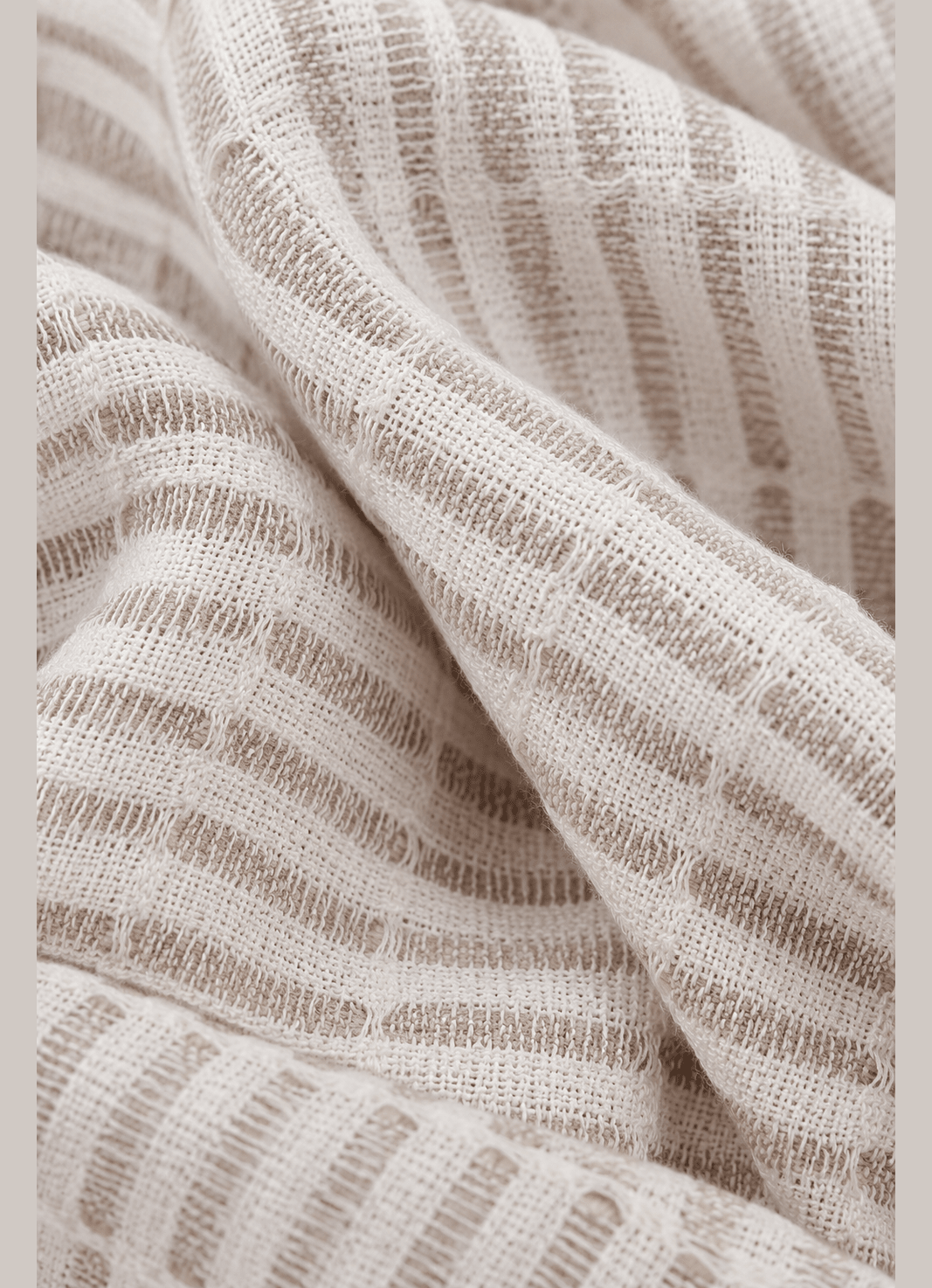 Côte Jacquard Bathrobe — Salt & Sand