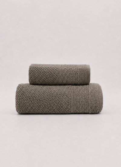 Maris Plush Turkish Towel — Stone Taupe