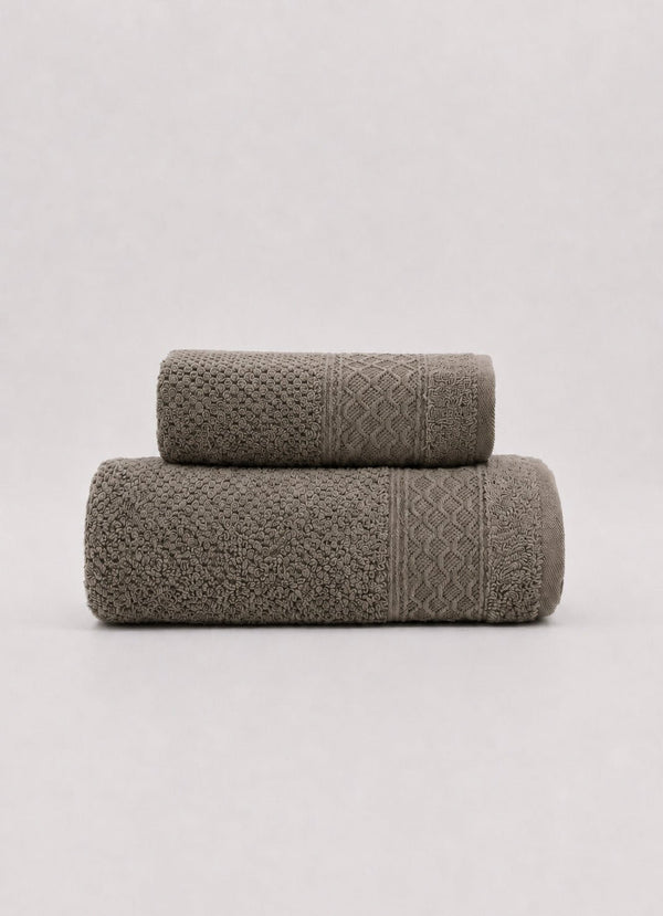 Maris Plush Turkish Towel — Stone Taupe