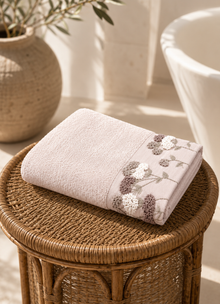 Florence Heirloom Towel — Bare Blush