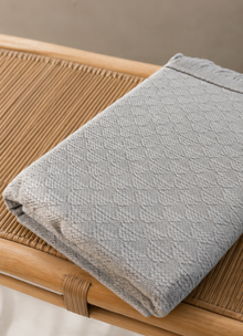 Luma Turkish Towel — Silver Mist by Calinea
