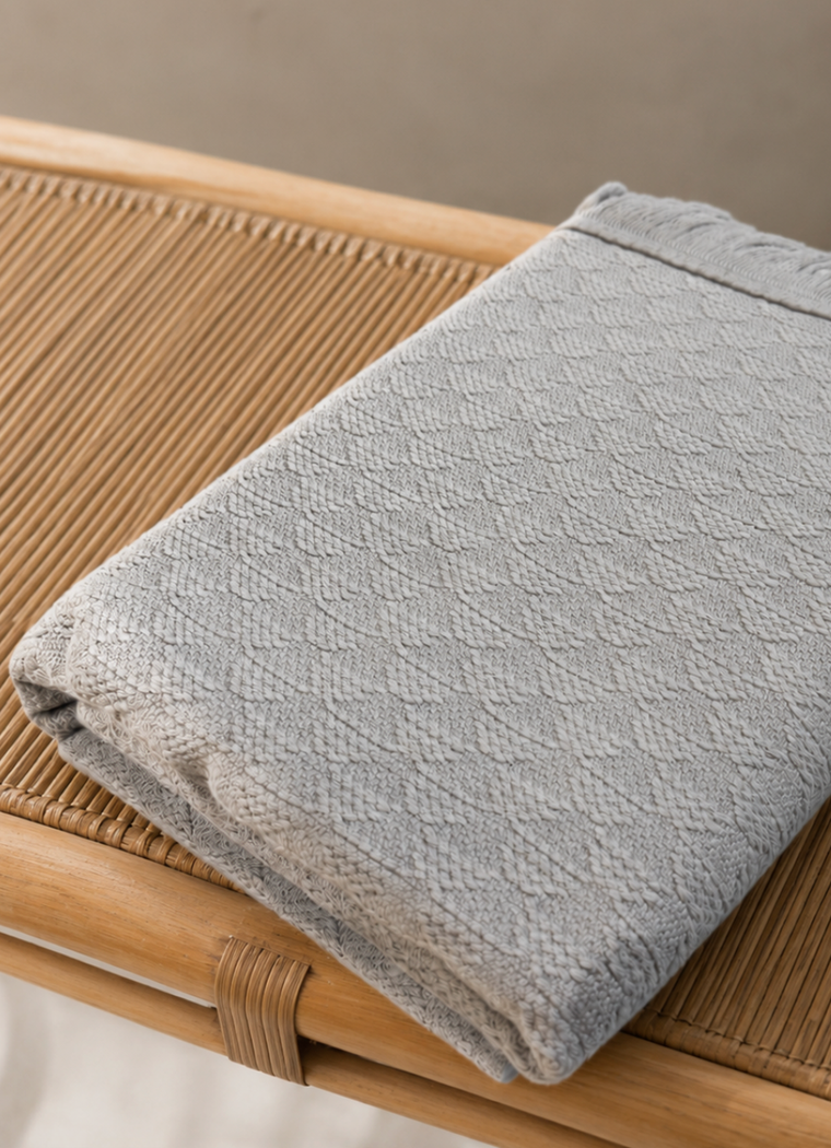 Luma Turkish Towel — Silver Mist