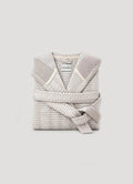 Cote Jacquard Bathrobe — Salt & Sand