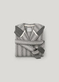 Cote Jacquard Bathrobe — Salt Stone