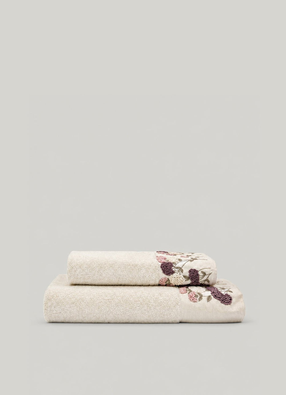 Florence Heirloom Towel — Alabaster
