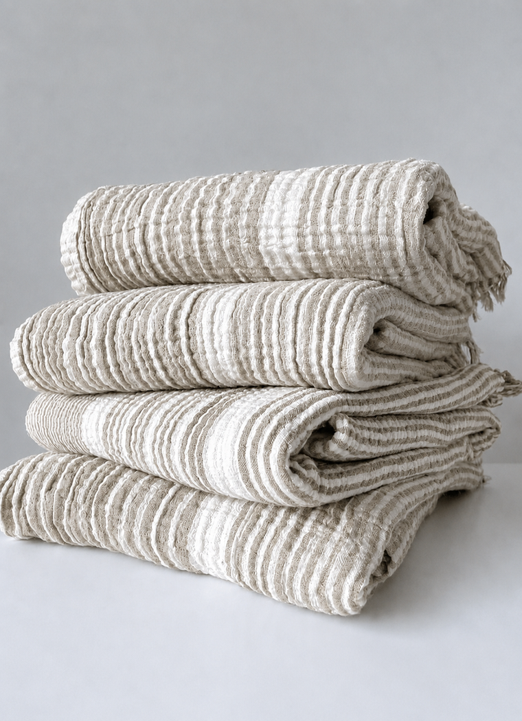 Airy Aegean Cotton Muslin Bath Sheet