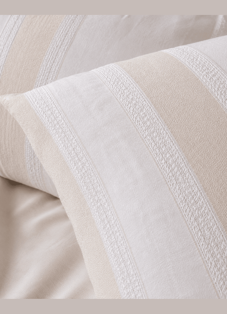 Linen Blend Bedding Set — Pale Dune