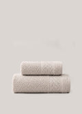 Maris Plush Towel — Alabaster