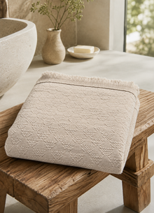 Luma Turkish Towel — Oat Drift