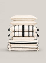 Silken Lyocell Bedding Set — Ink Line