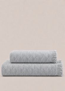 Luma Turkish Towel — Silver Mist by Calinea