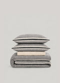 Textured Muslin Bedding Set — Mineral