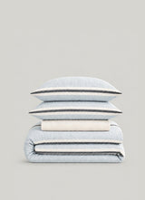 Textured Muslin Bedding Set — Sea Glass